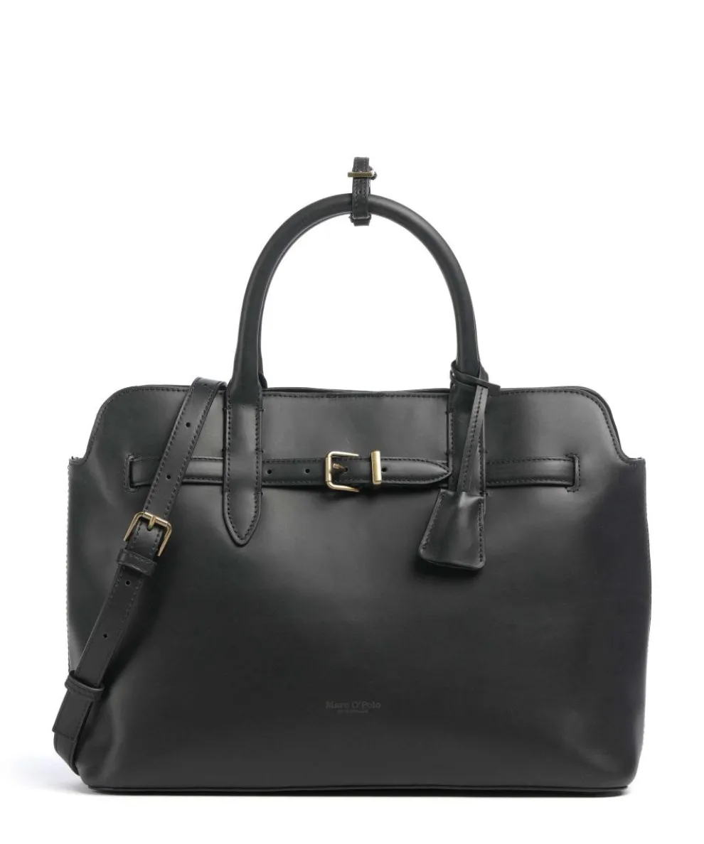 Gigi M Handbag smooth cow leather black