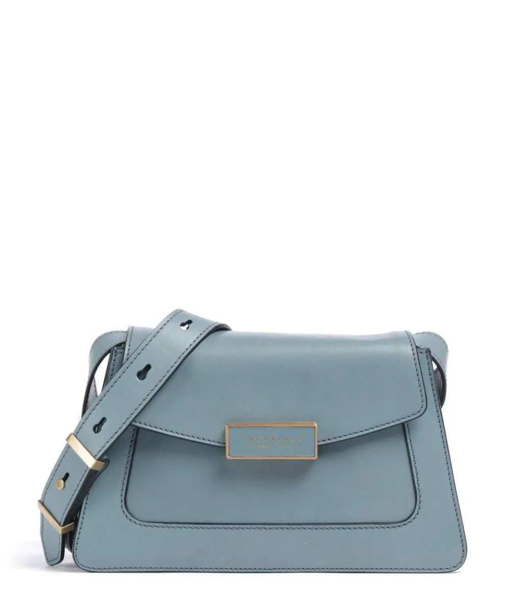 Ginevra Shoulder bag fine grain cow leather light blue