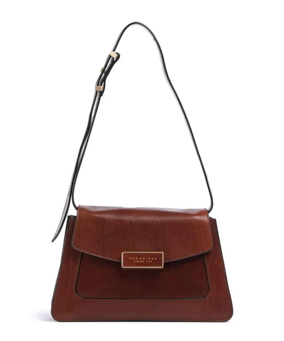 Ginevra Shoulder bag fine grain cow leather brown