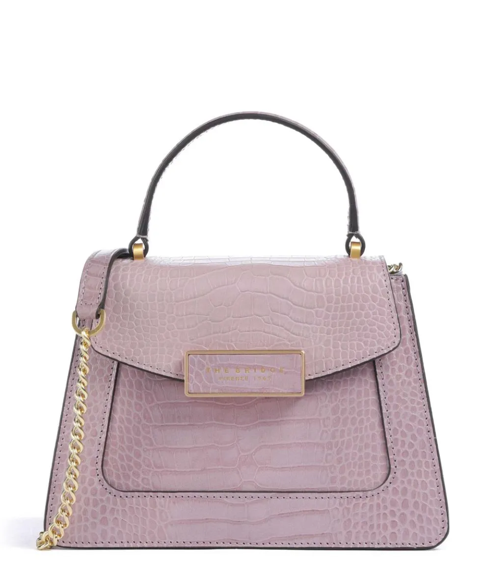 Ginevra Wow Crossbody bag embossed cow leather lavender