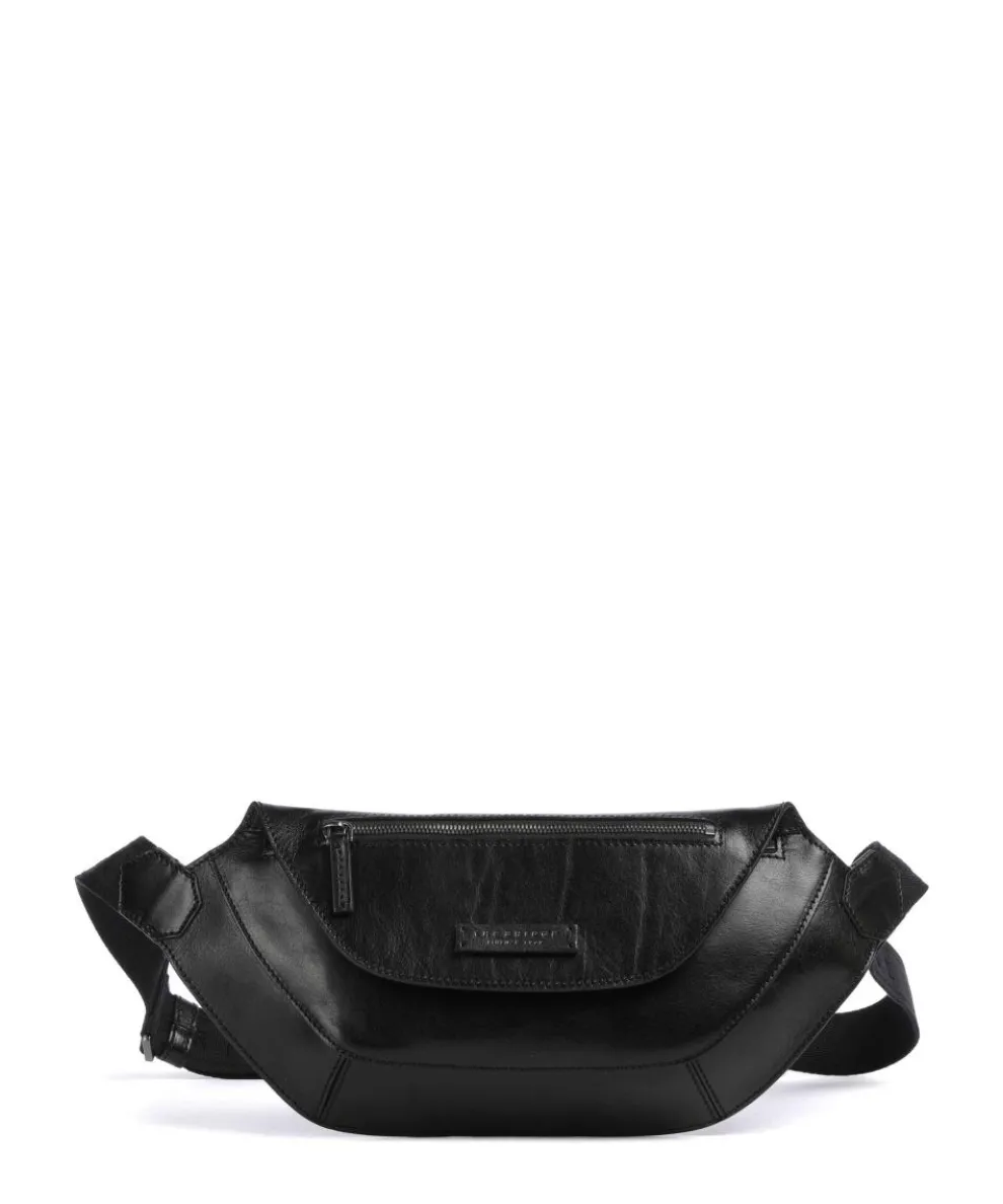 Giulio Fanny pack cow leather black