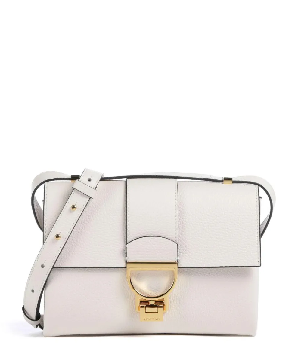 Arlettis Shoulder bag grained leather white