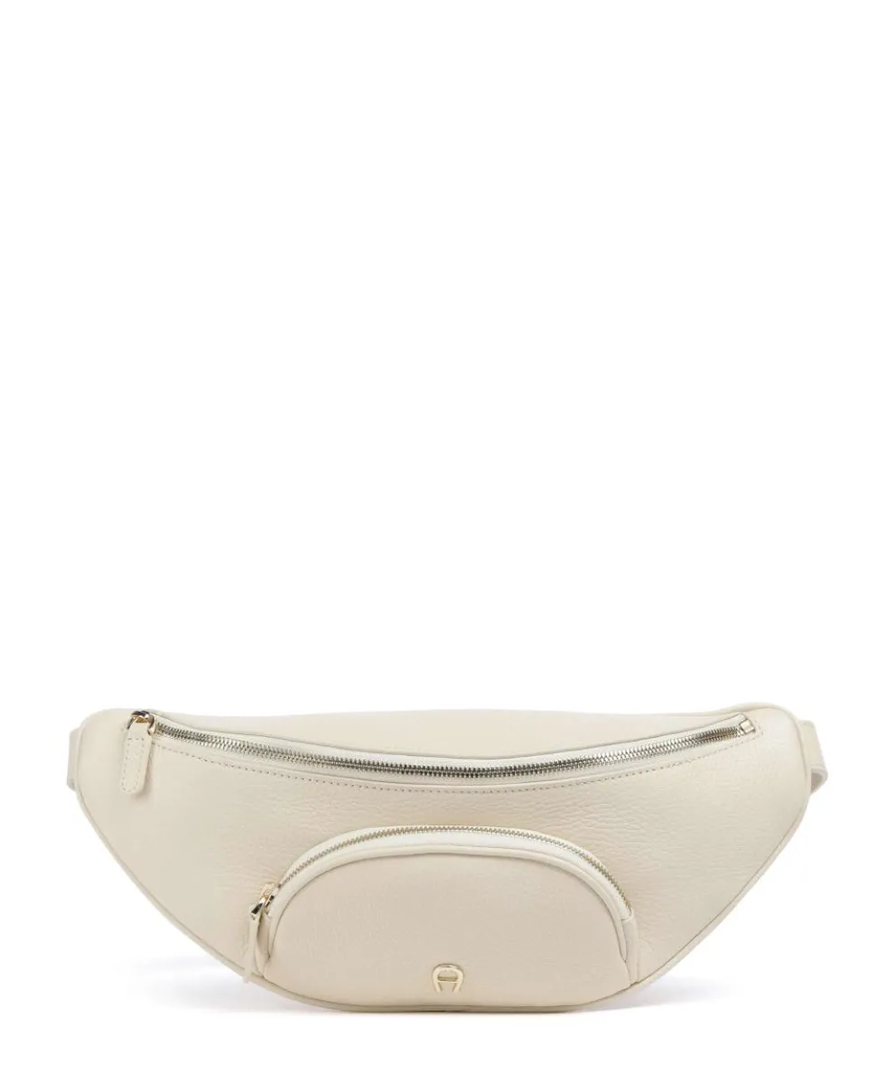 Fashion Fanny pack grained cow leather cream