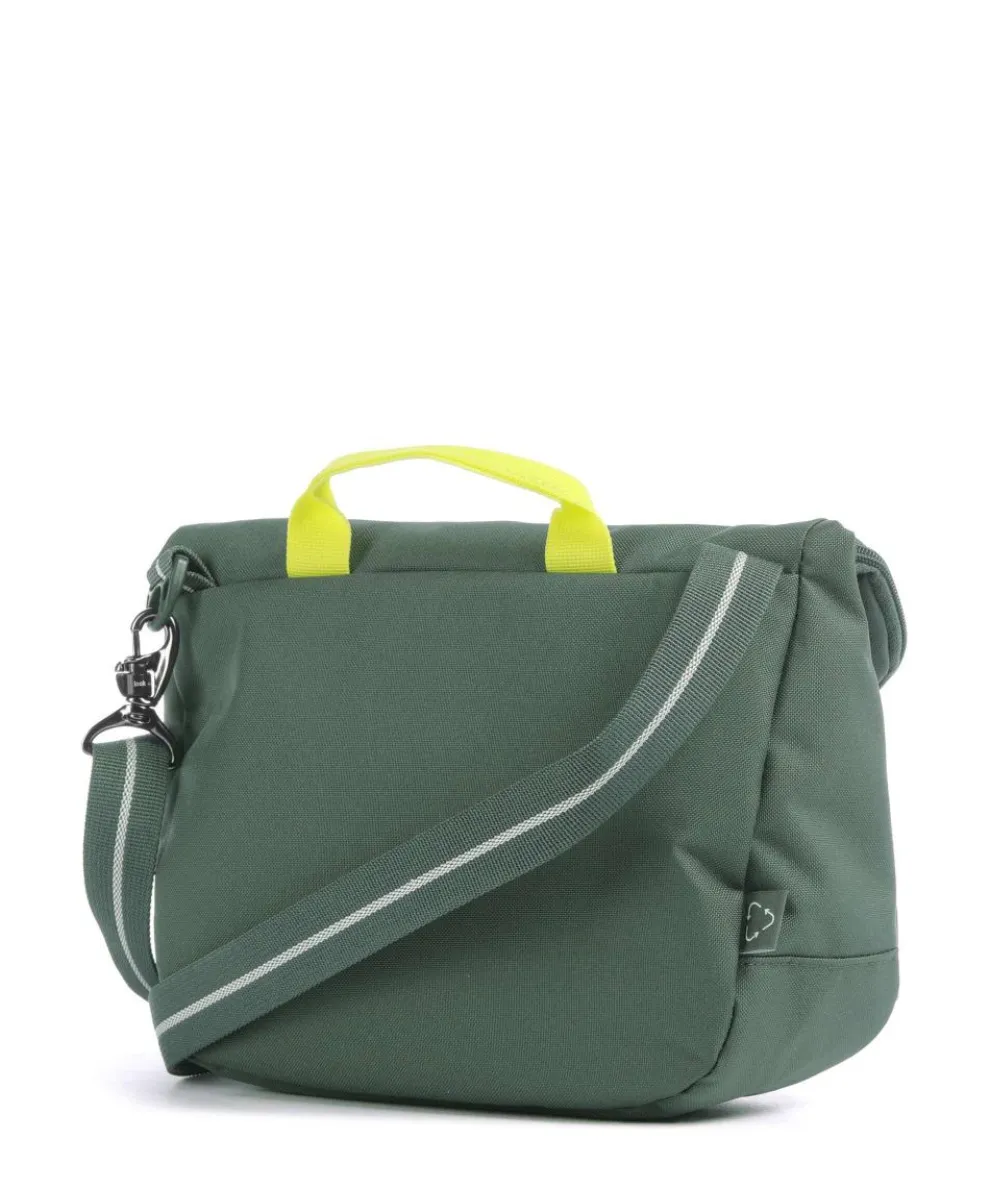 Go Saddle Crossbody bag recycled polyester dark green