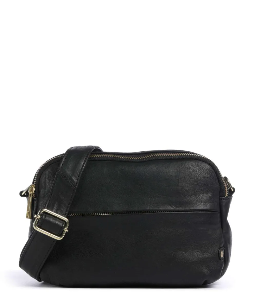 Golden Chic Crossbody bag cow leather black