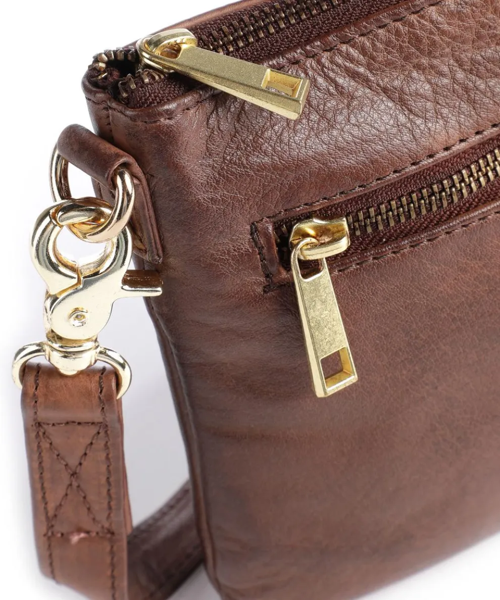 Golden Chic Crossbody bag leather brown
