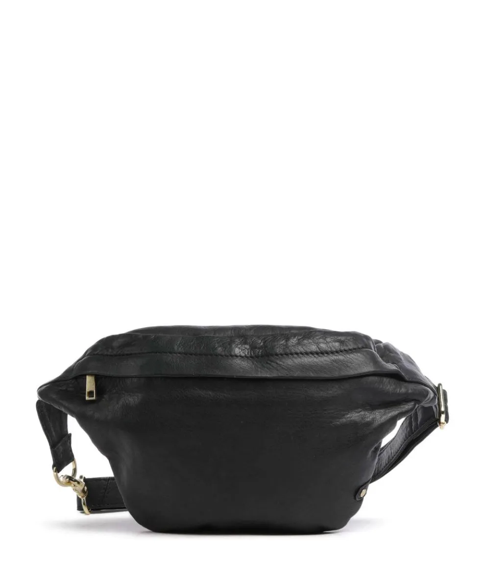 Golden Chic Fanny pack softly grained calfskin black