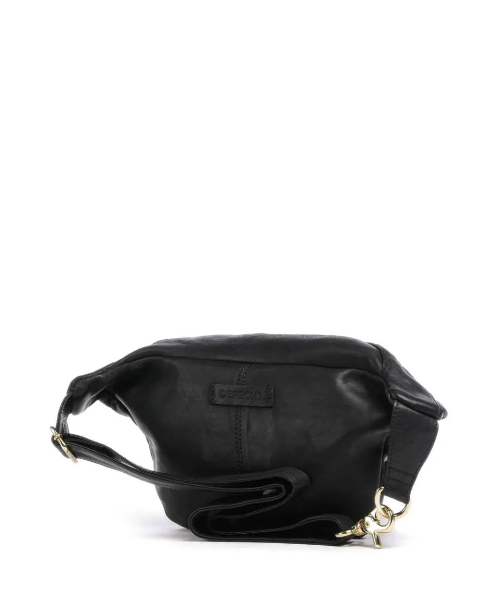 Golden Chic Fanny pack softly grained calfskin black