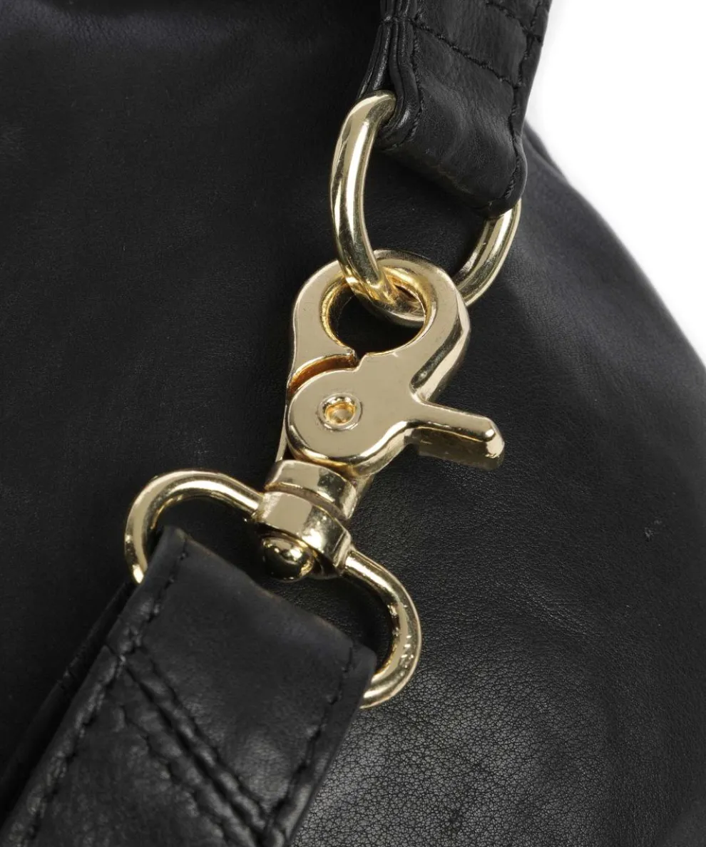 Golden Chic Fanny pack softly grained calfskin black