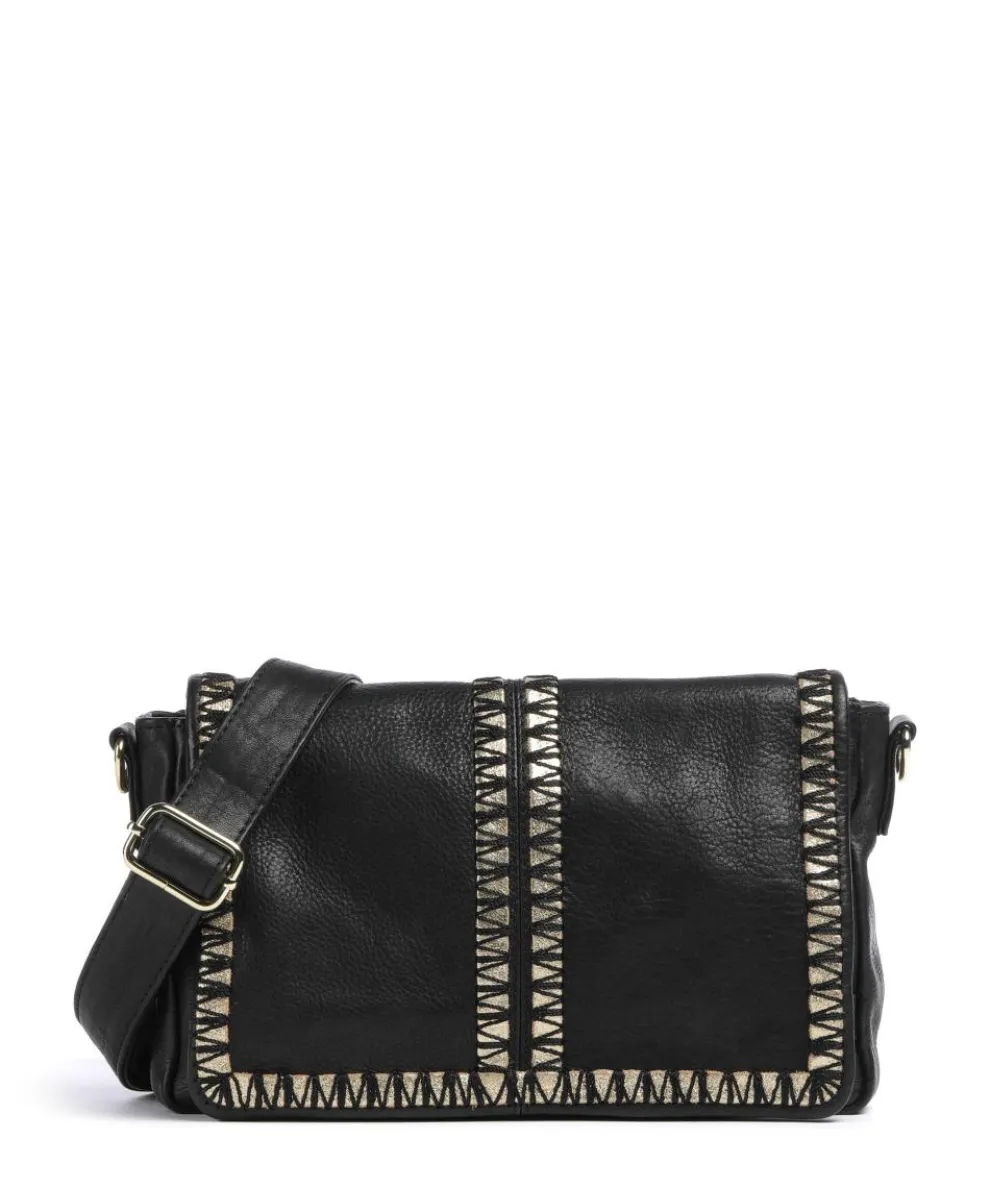 Golden Magic Crossbody bag grained leather black