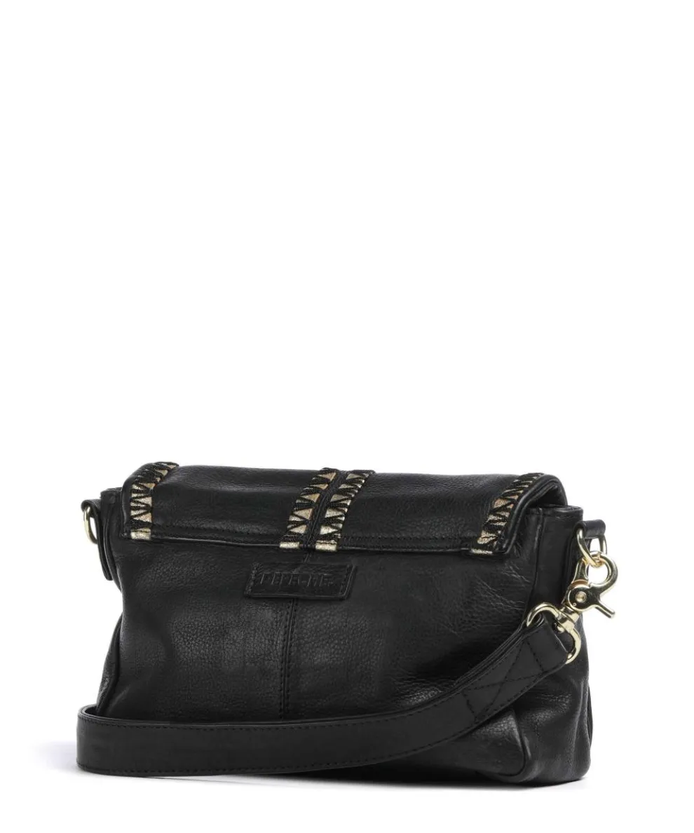 Golden Magic Crossbody bag grained leather black