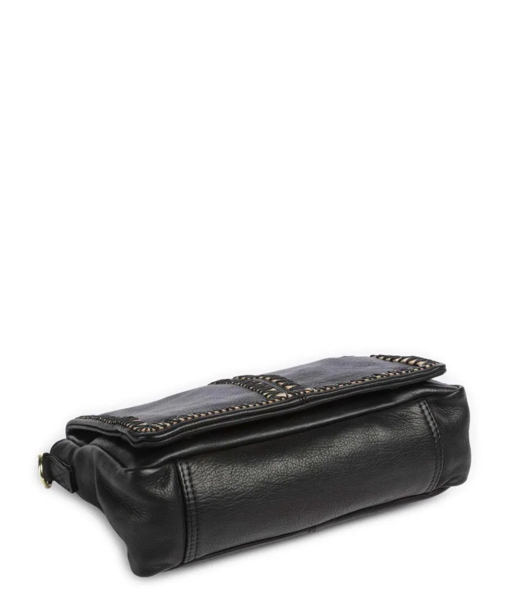 Golden Magic Crossbody bag grained leather black
