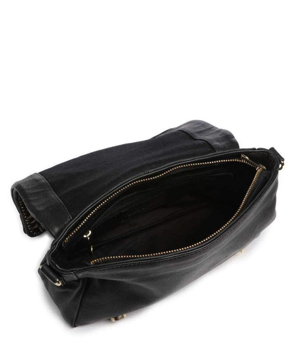 Golden Magic Crossbody bag grained leather black