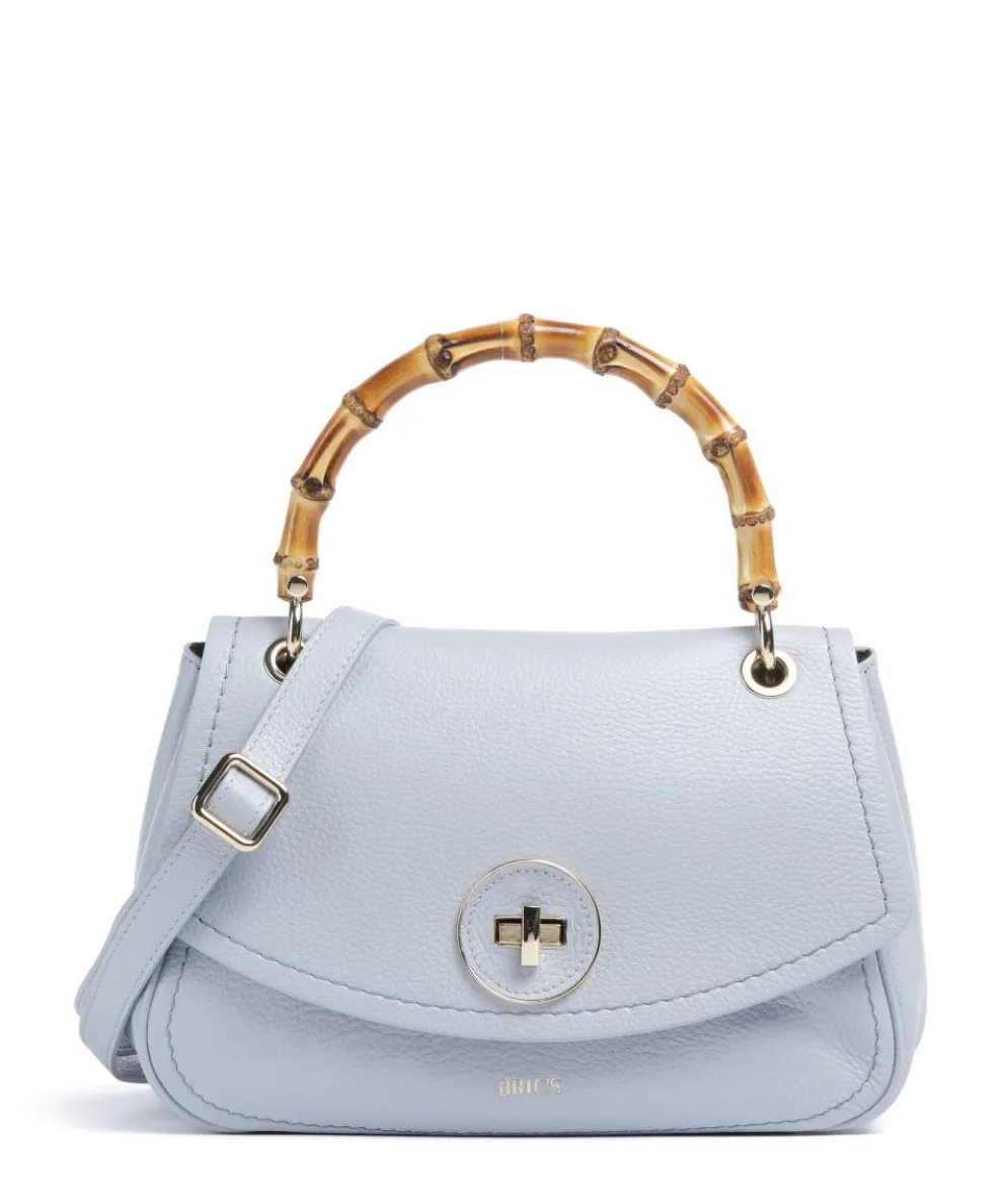 Gondola Girasola Handbag grained leather light blue