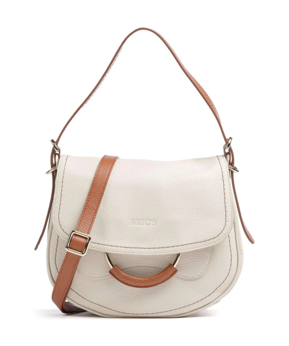 Gondola Stella medium Shoulder bag grained leather beige