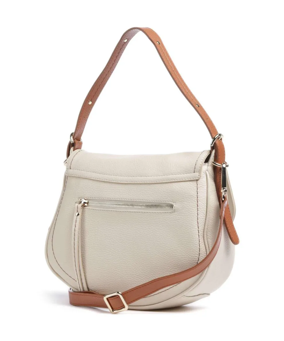 Gondola Stella medium Shoulder bag grained leather beige
