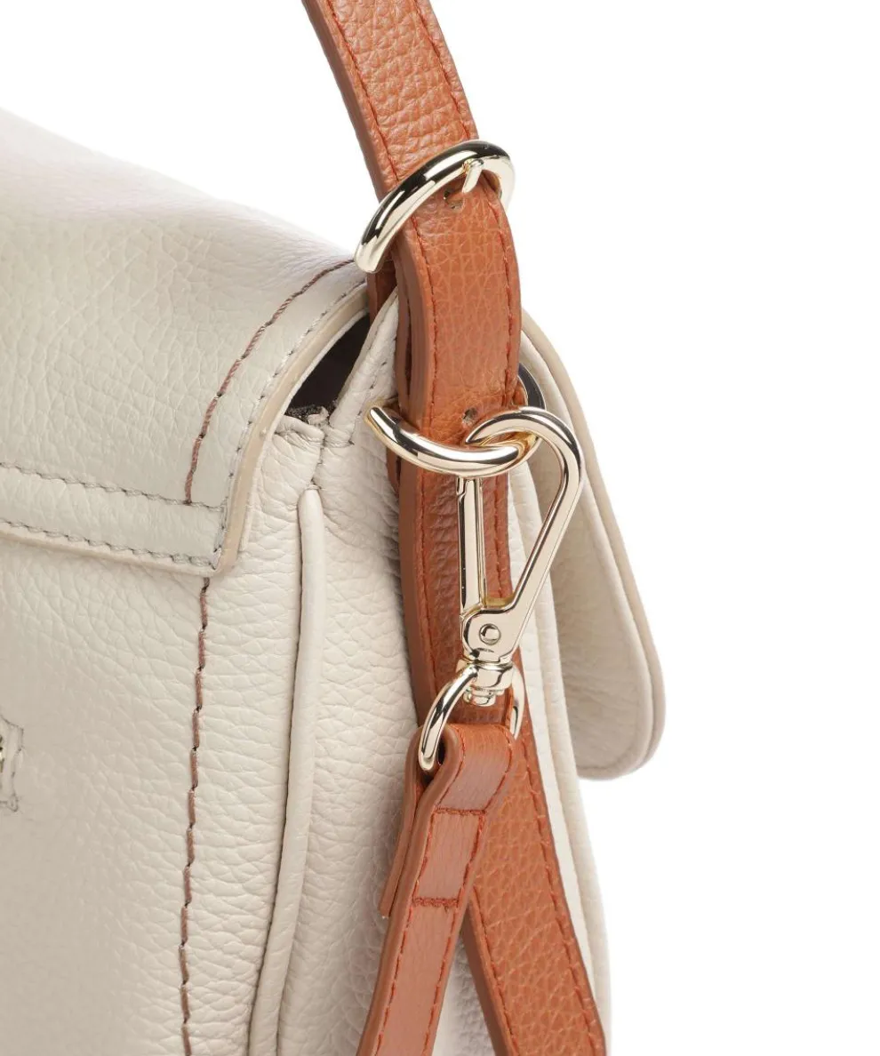 Gondola Stella medium Shoulder bag grained leather beige