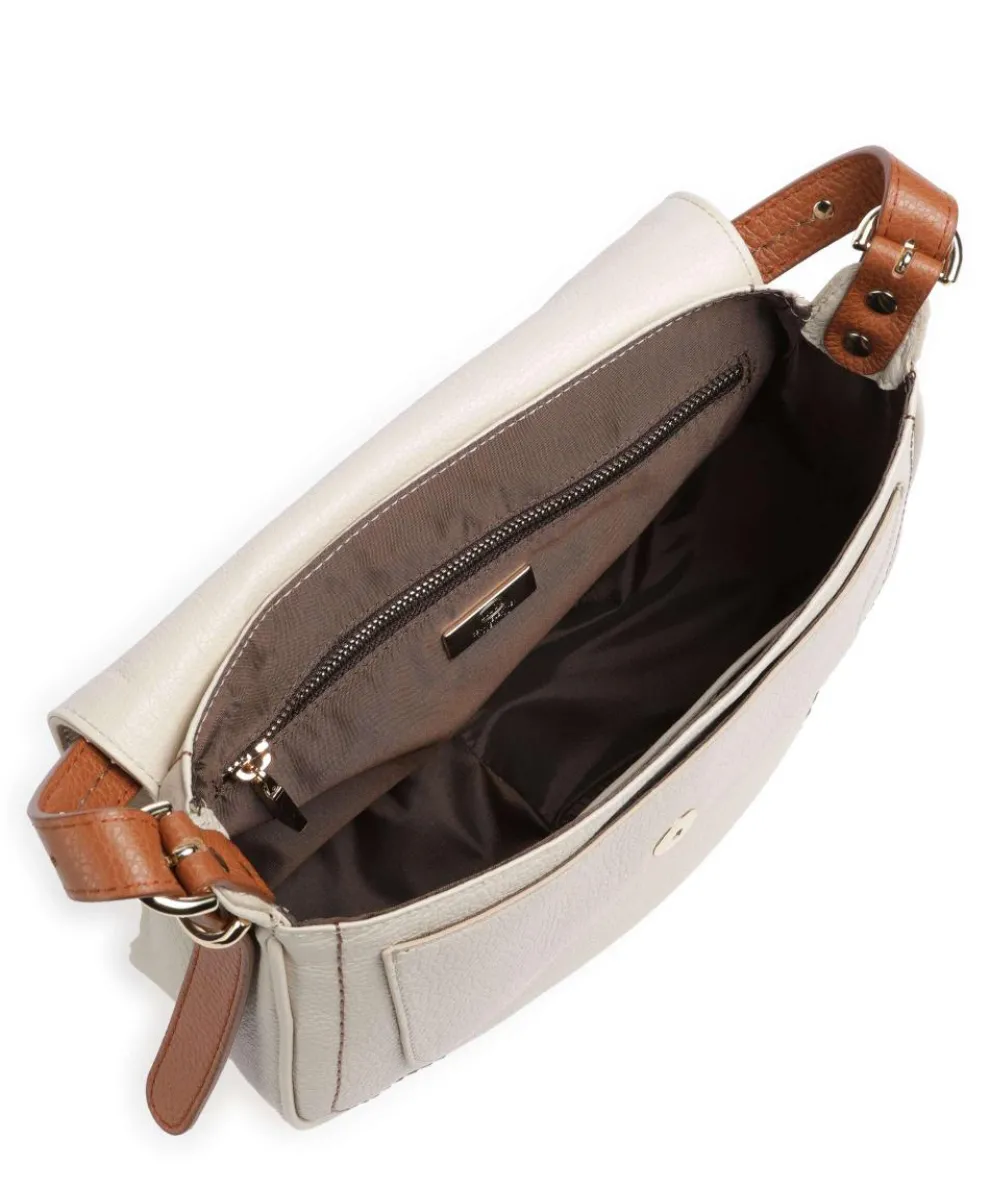 Gondola Stella medium Shoulder bag grained leather beige