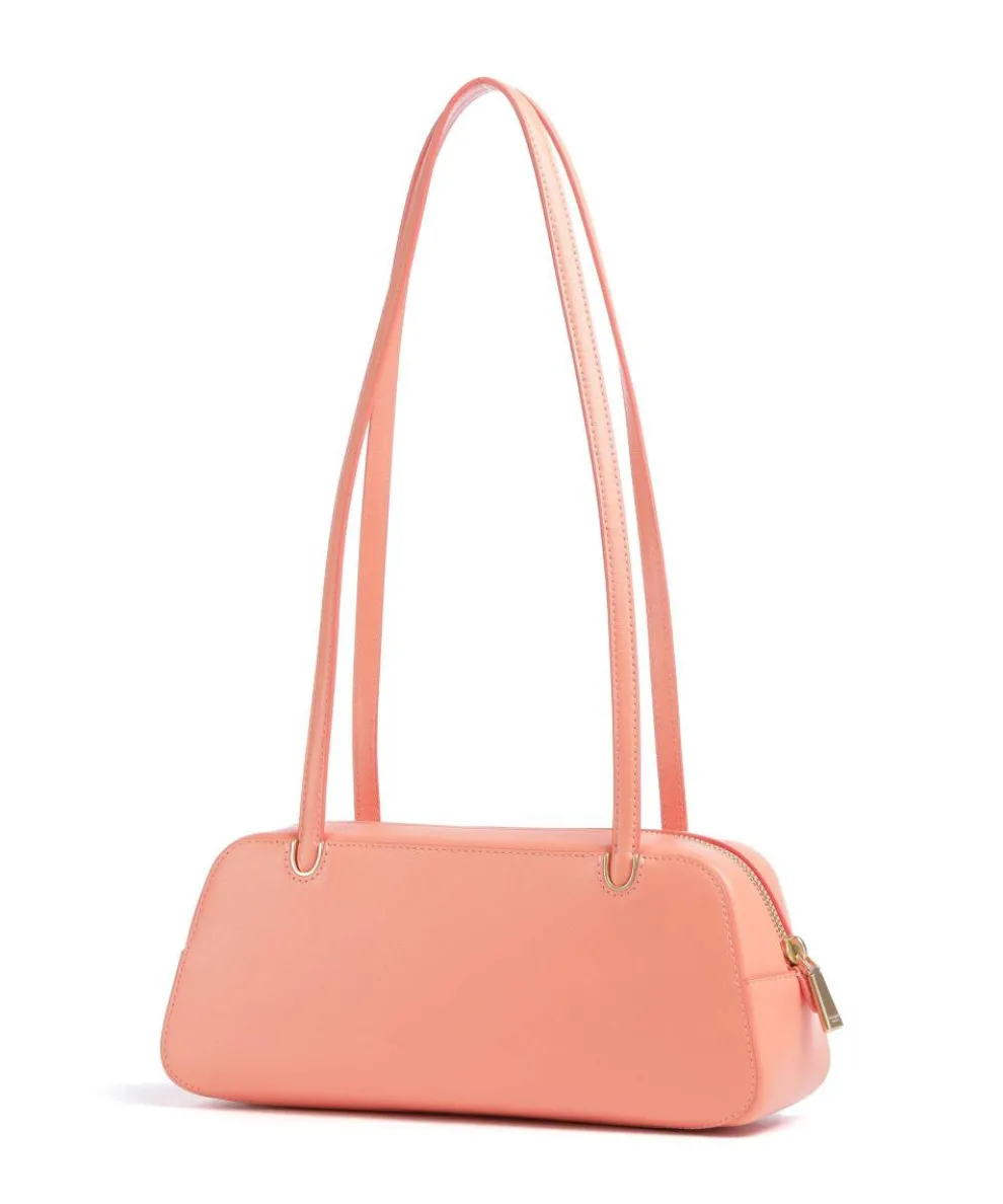 Grace Shoulder bag fine grain cow leather coral