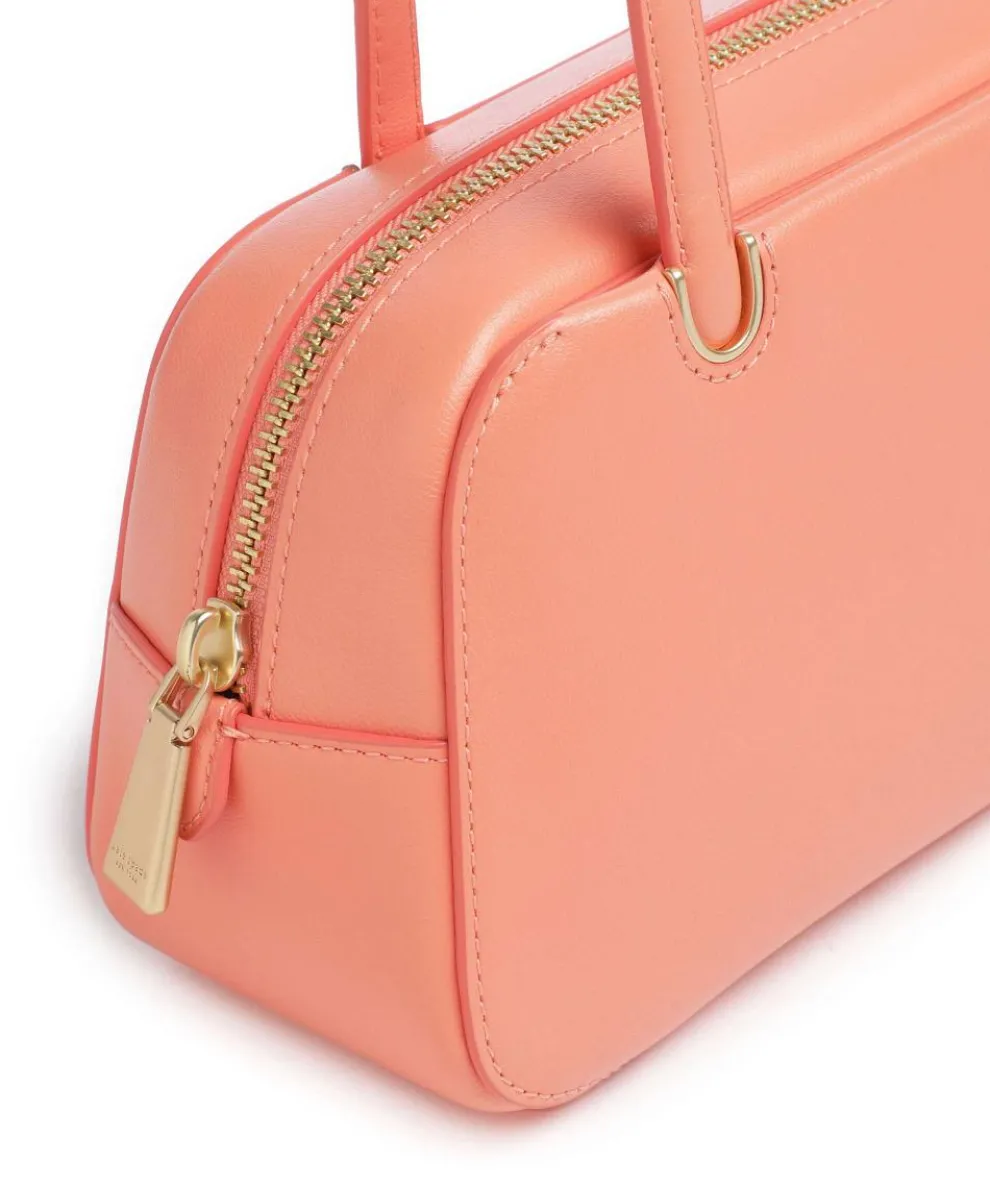 Grace Shoulder bag fine grain cow leather coral