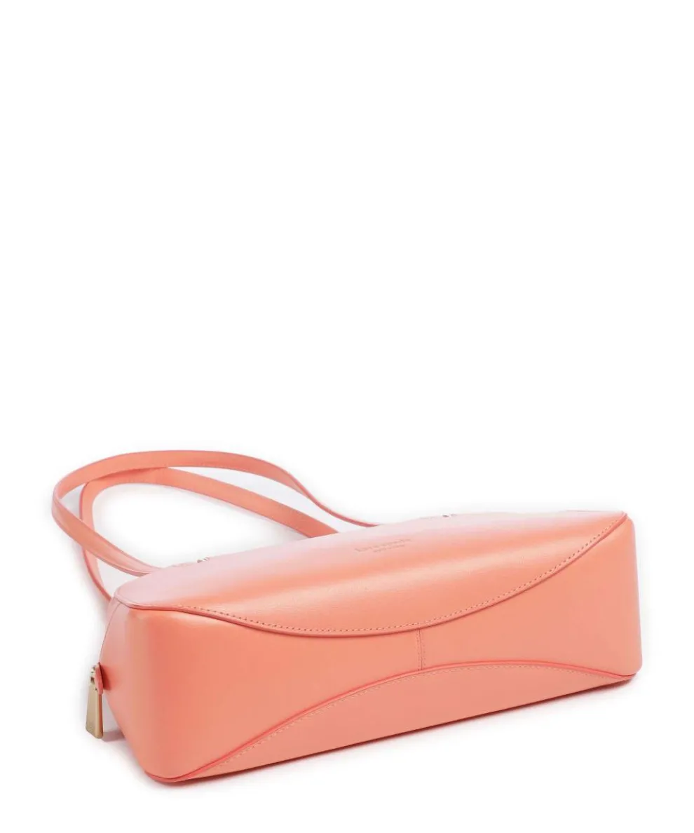 Grace Shoulder bag fine grain cow leather coral