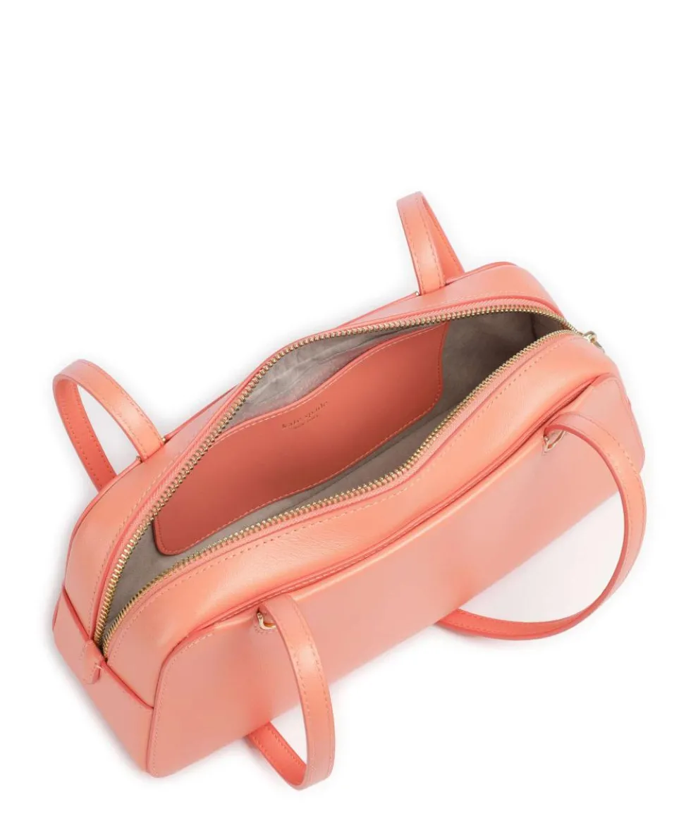 Grace Shoulder bag fine grain cow leather coral