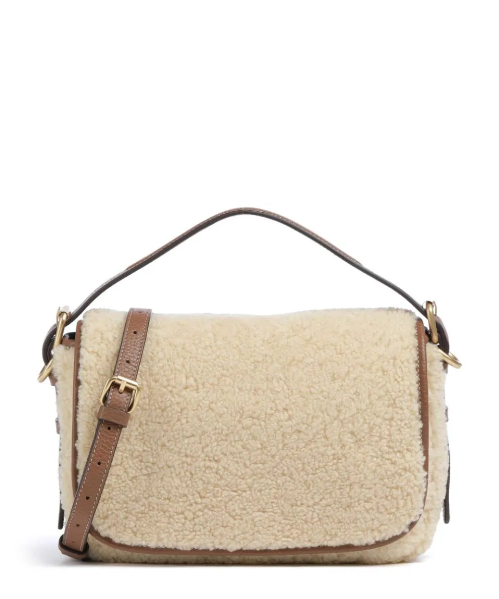 Graffton Street Shoulder bag grained cow leather, fur nature