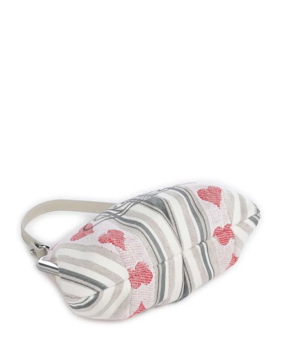 Granny Frame Linen Hearts Stripes Crossbody bag fabric multicolour