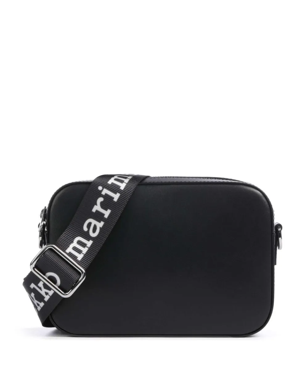Gratha Crossbody bag fine grain leather black