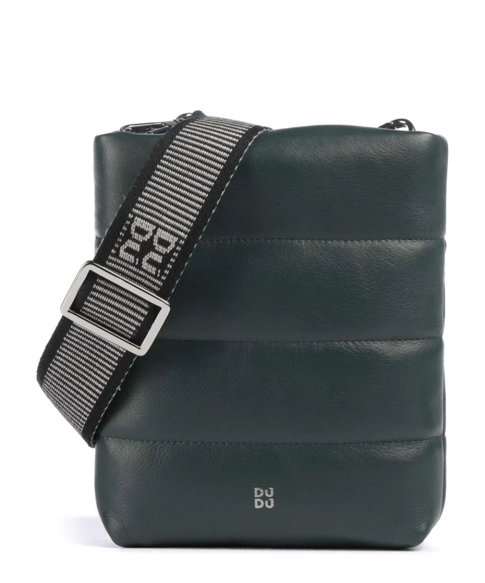 Falkland Crossbody bag fine grain leather dark green