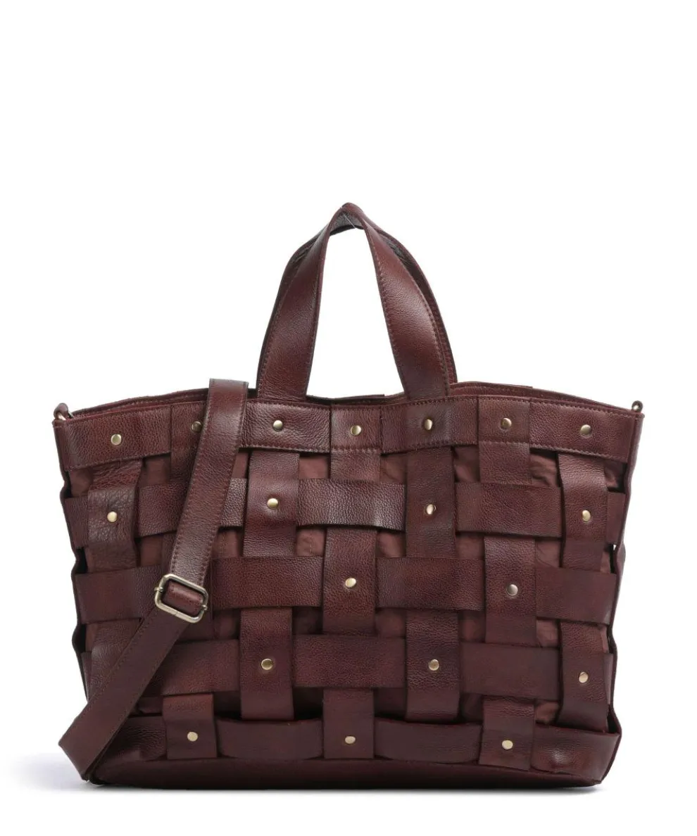Griesgasse 2 Handbag grained leather brown