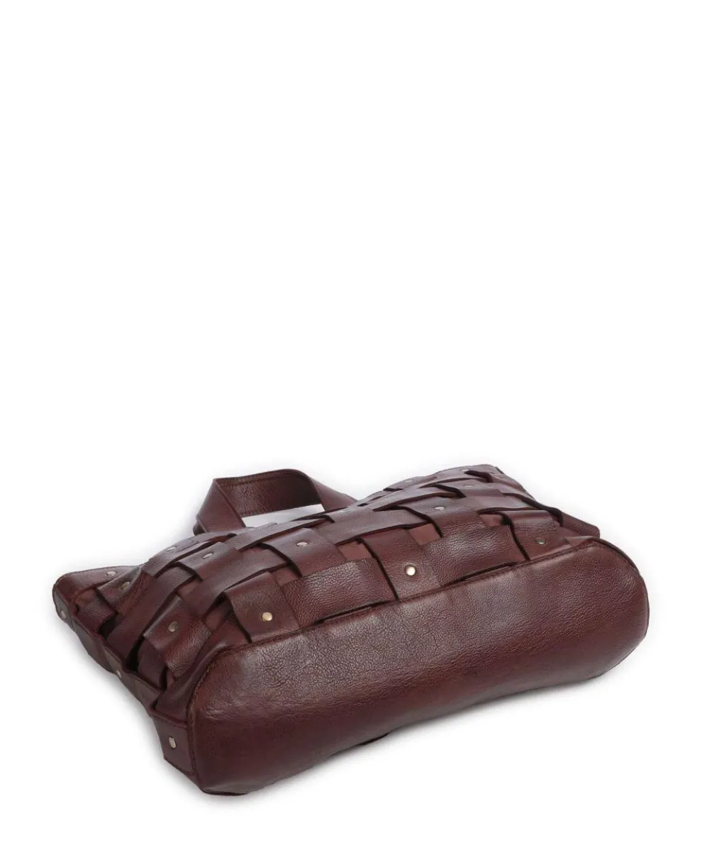 Griesgasse 2 Handbag grained leather brown