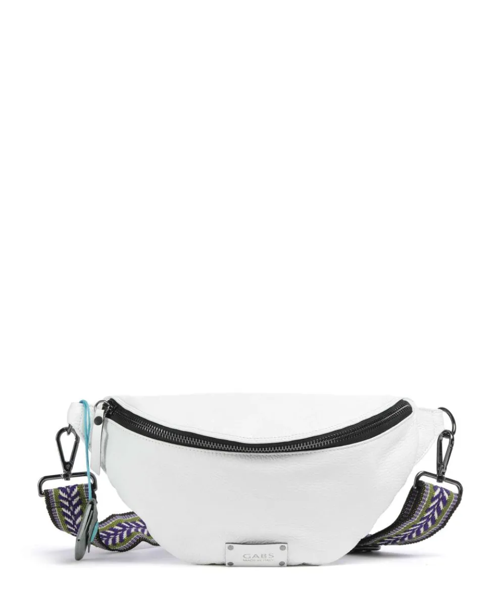 Guadalupe Orlanda Fanny pack grained calfskin white