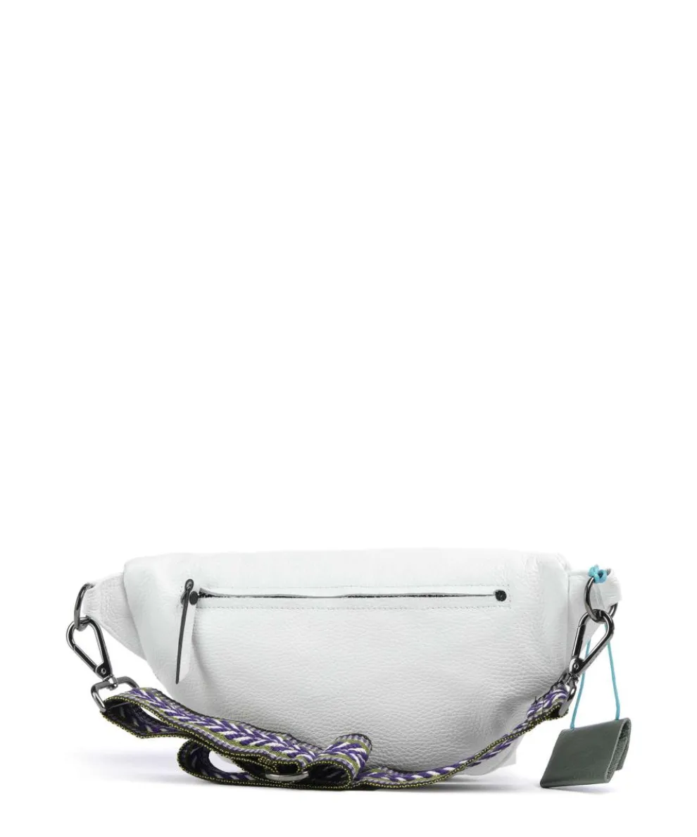 Guadalupe Orlanda Fanny pack grained calfskin white