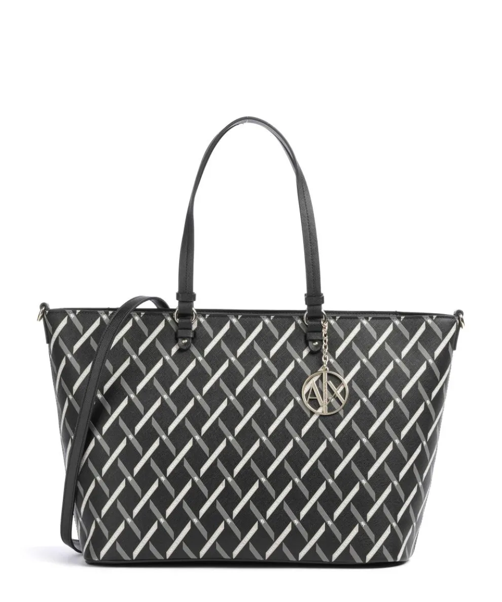 Gynger Logo M Tote bag imitation leather black