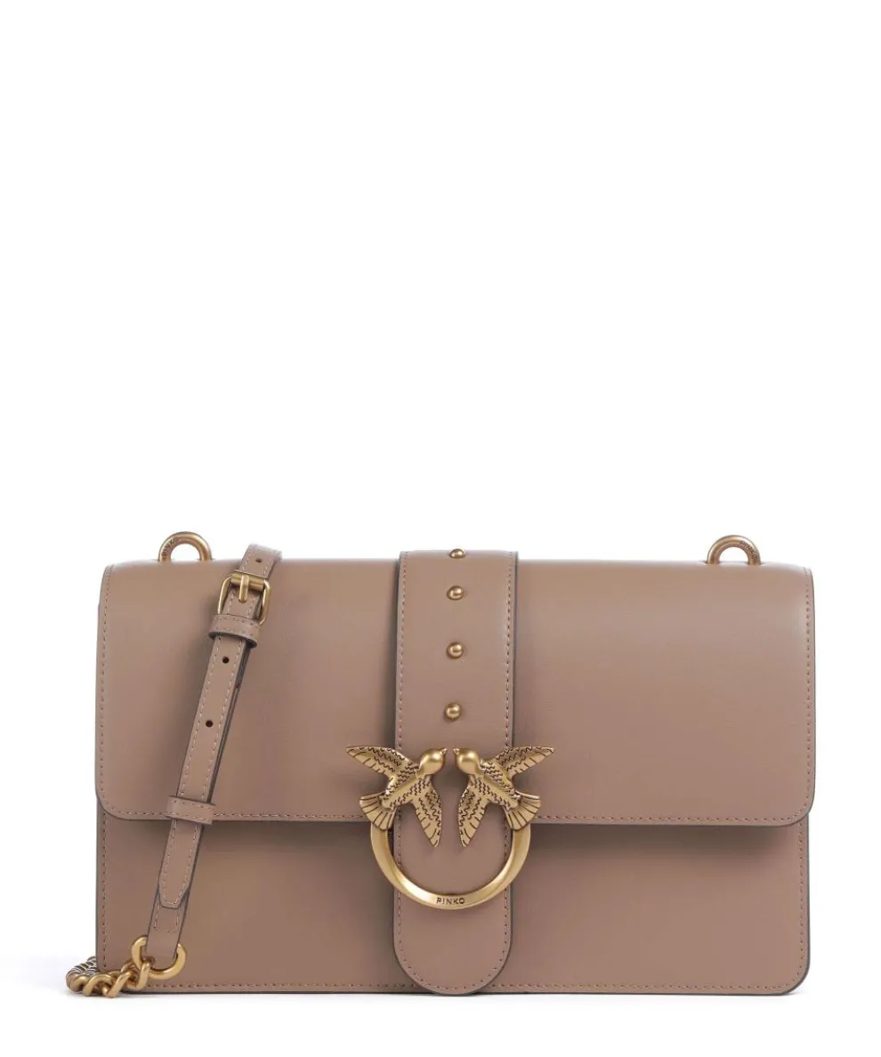 Love One Classic Crossbody bag softly grained calfskin taupe