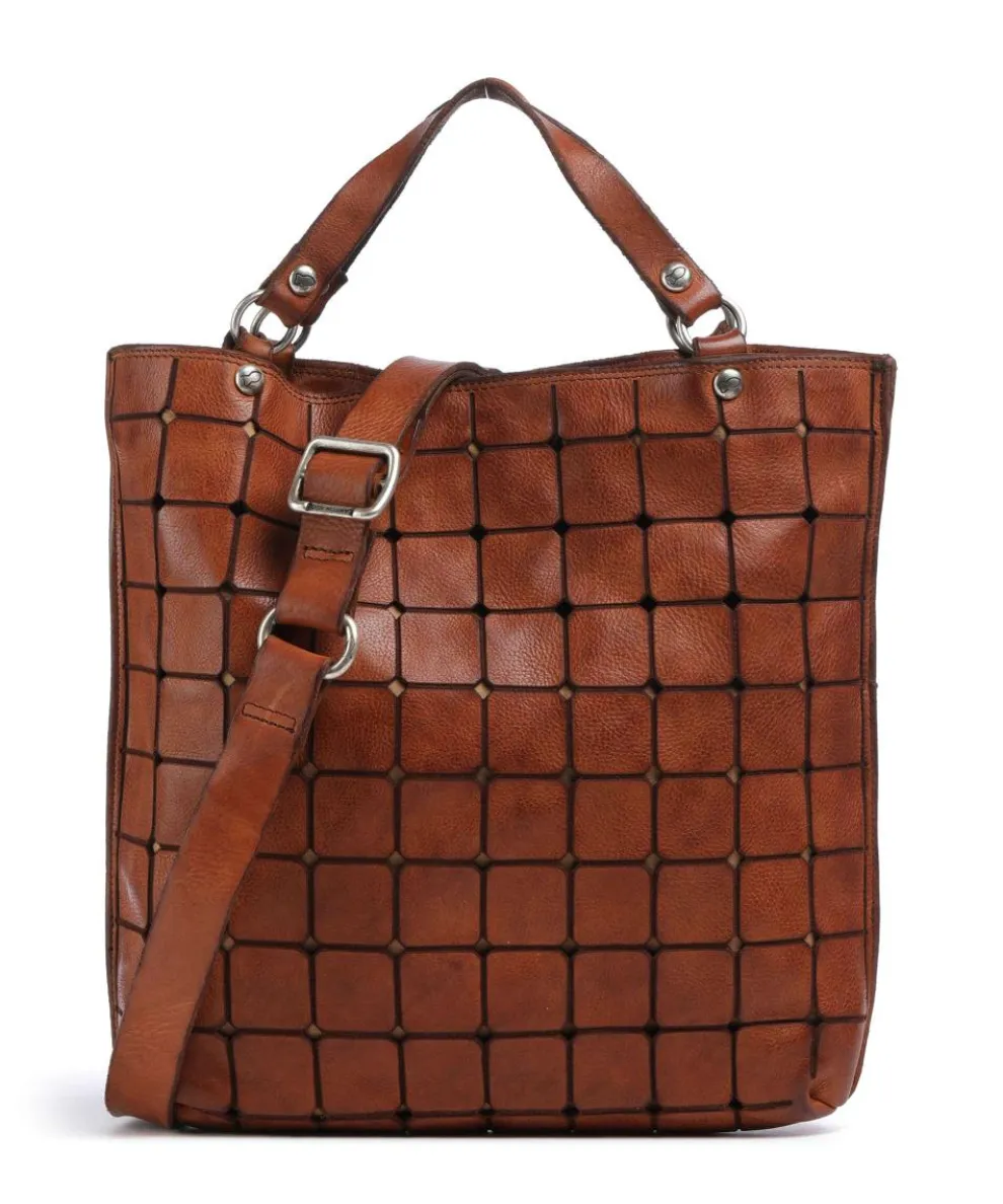 Handbag cow leather cognac