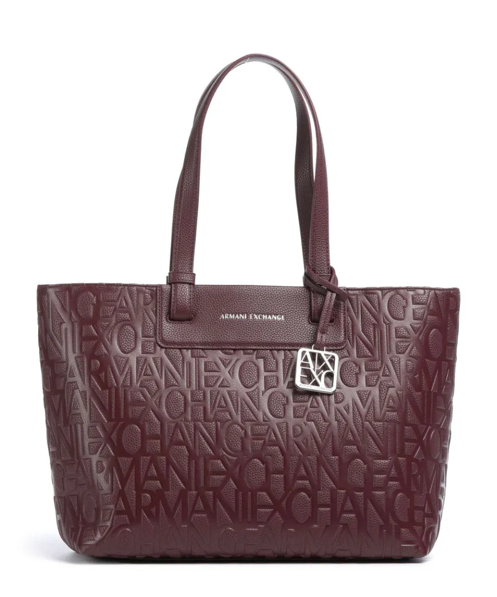 Liz M Tote bag imitation leather wine