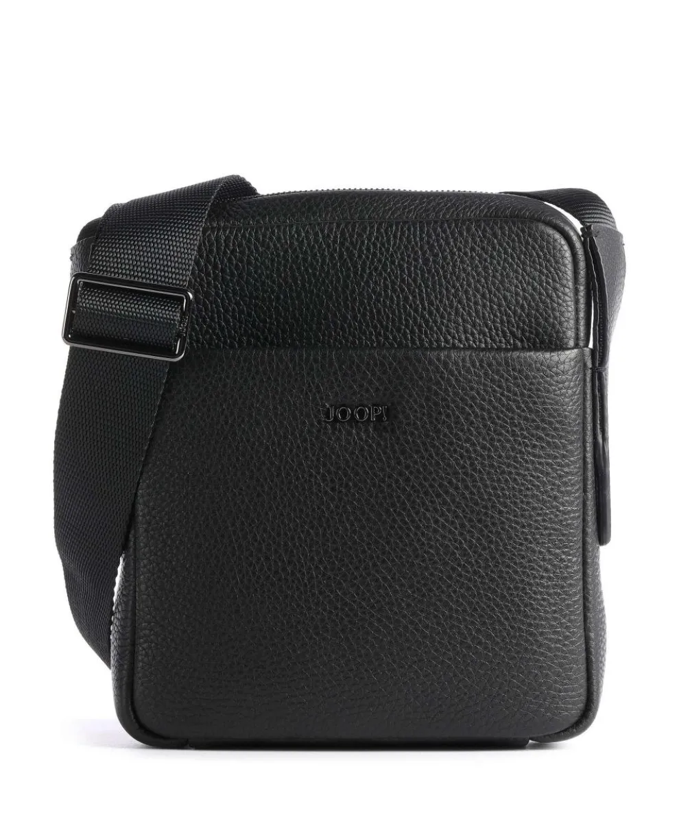 Cardona Luan Crossbody bag grained leather black