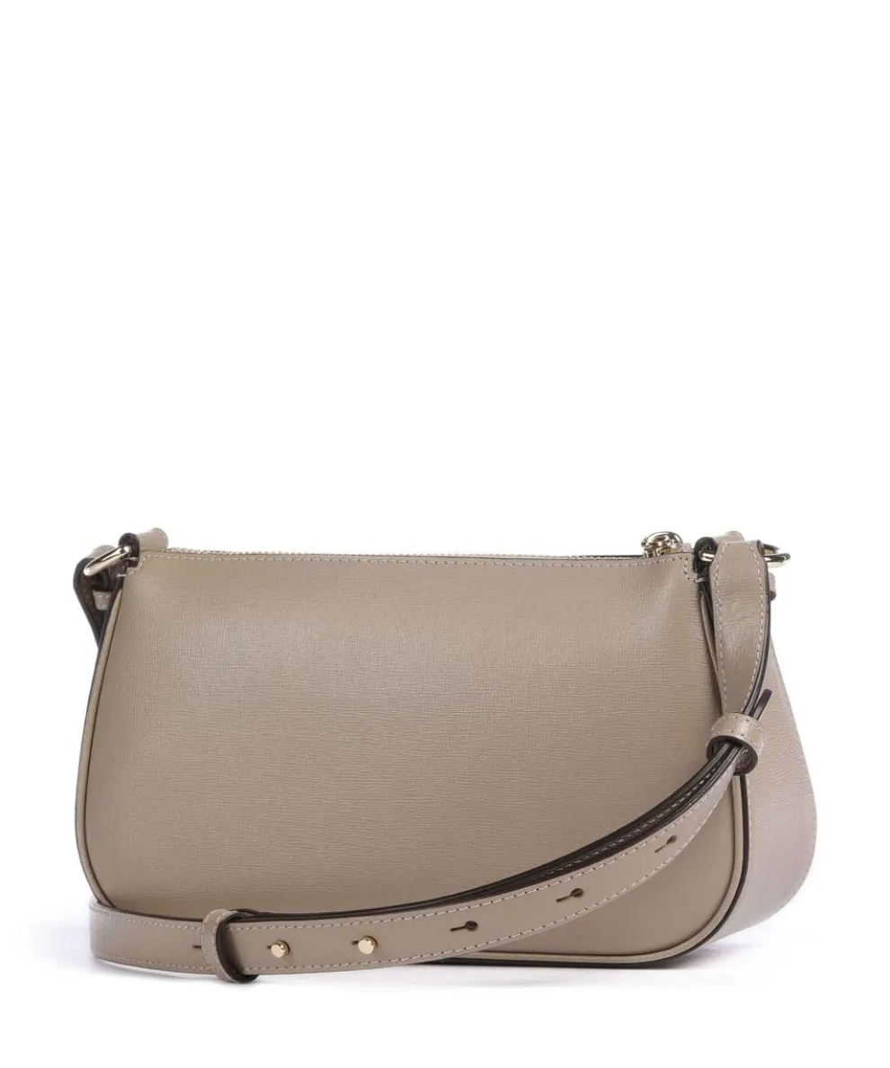 Bleecker Crossbody bag saffiano cow leather taupe
