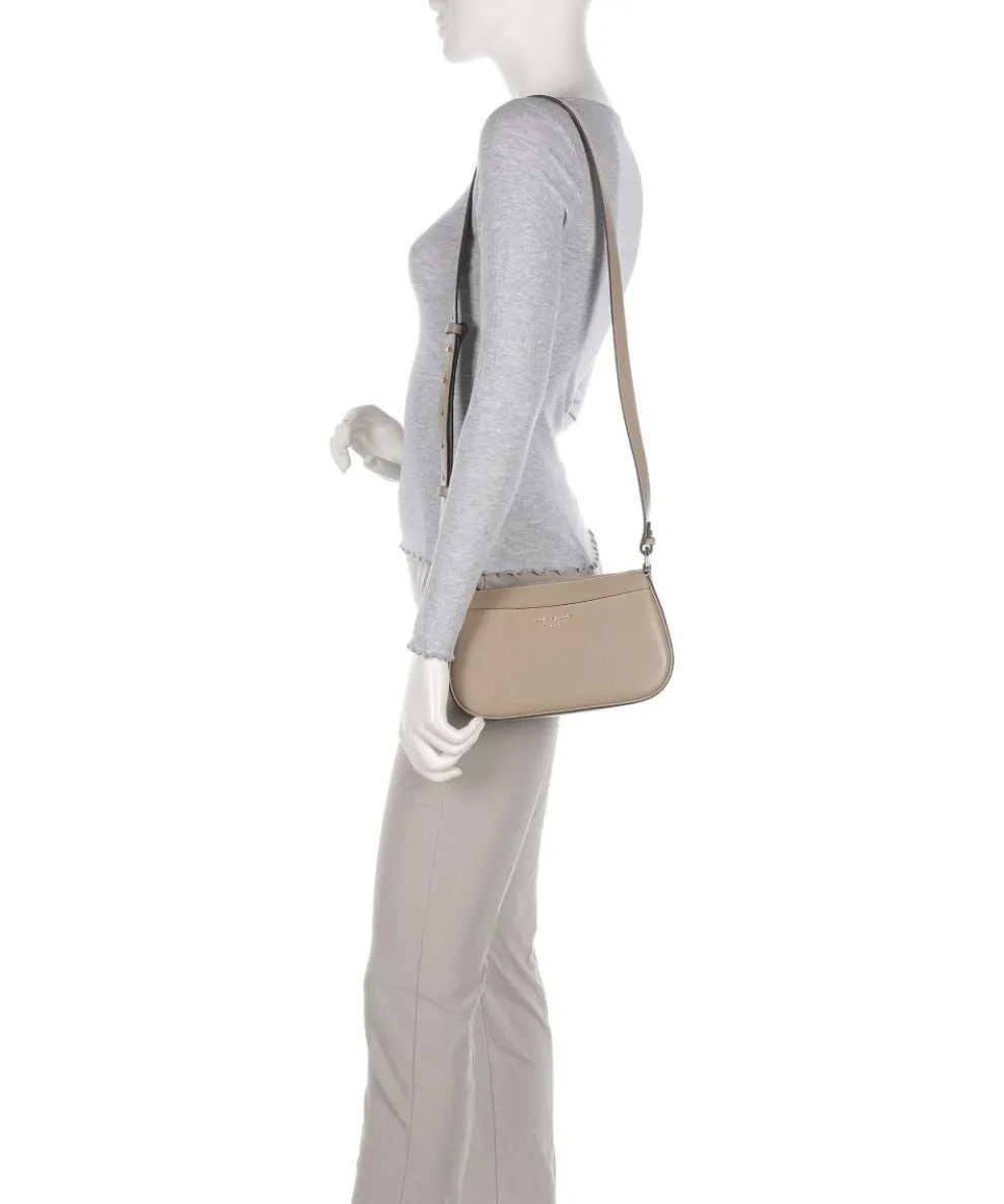 Bleecker Crossbody bag saffiano cow leather taupe