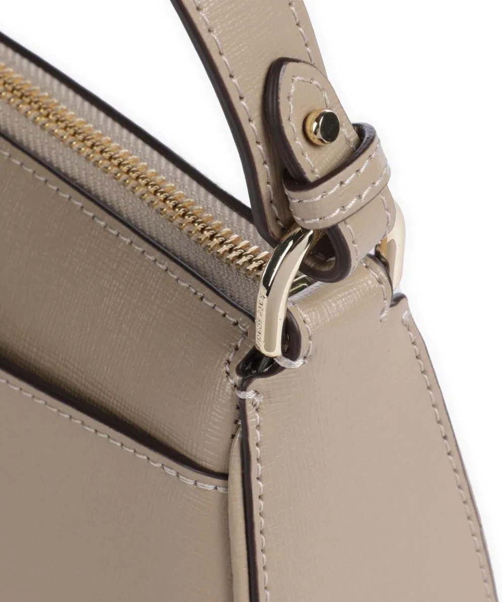 Bleecker Crossbody bag saffiano cow leather taupe