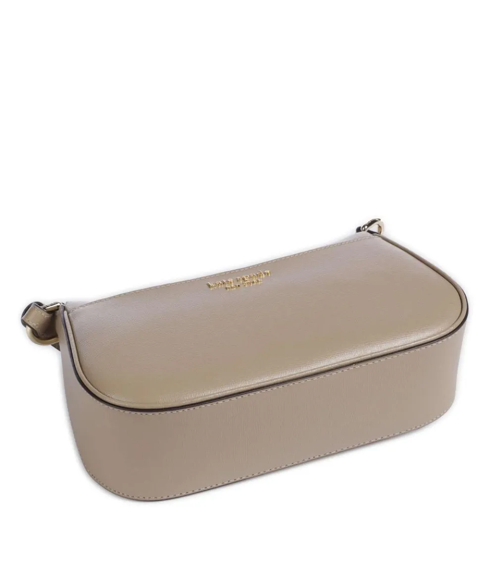 Bleecker Crossbody bag saffiano cow leather taupe