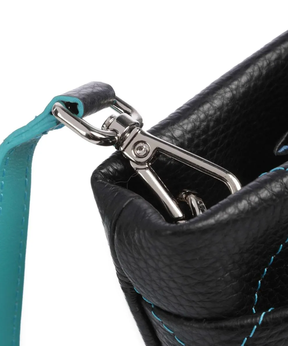 Pienza Handbag grained leather black