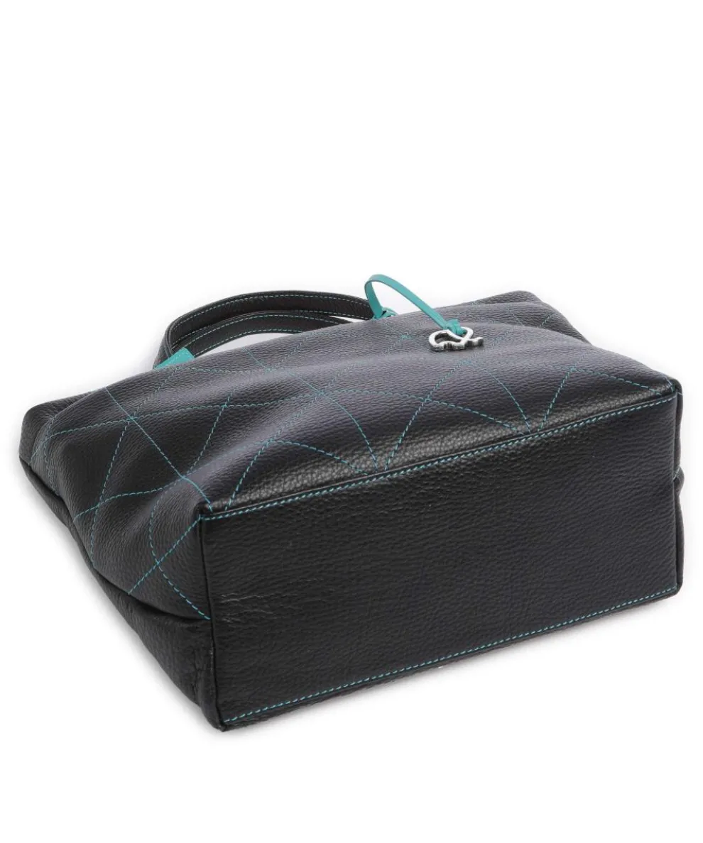 Pienza Handbag grained leather black