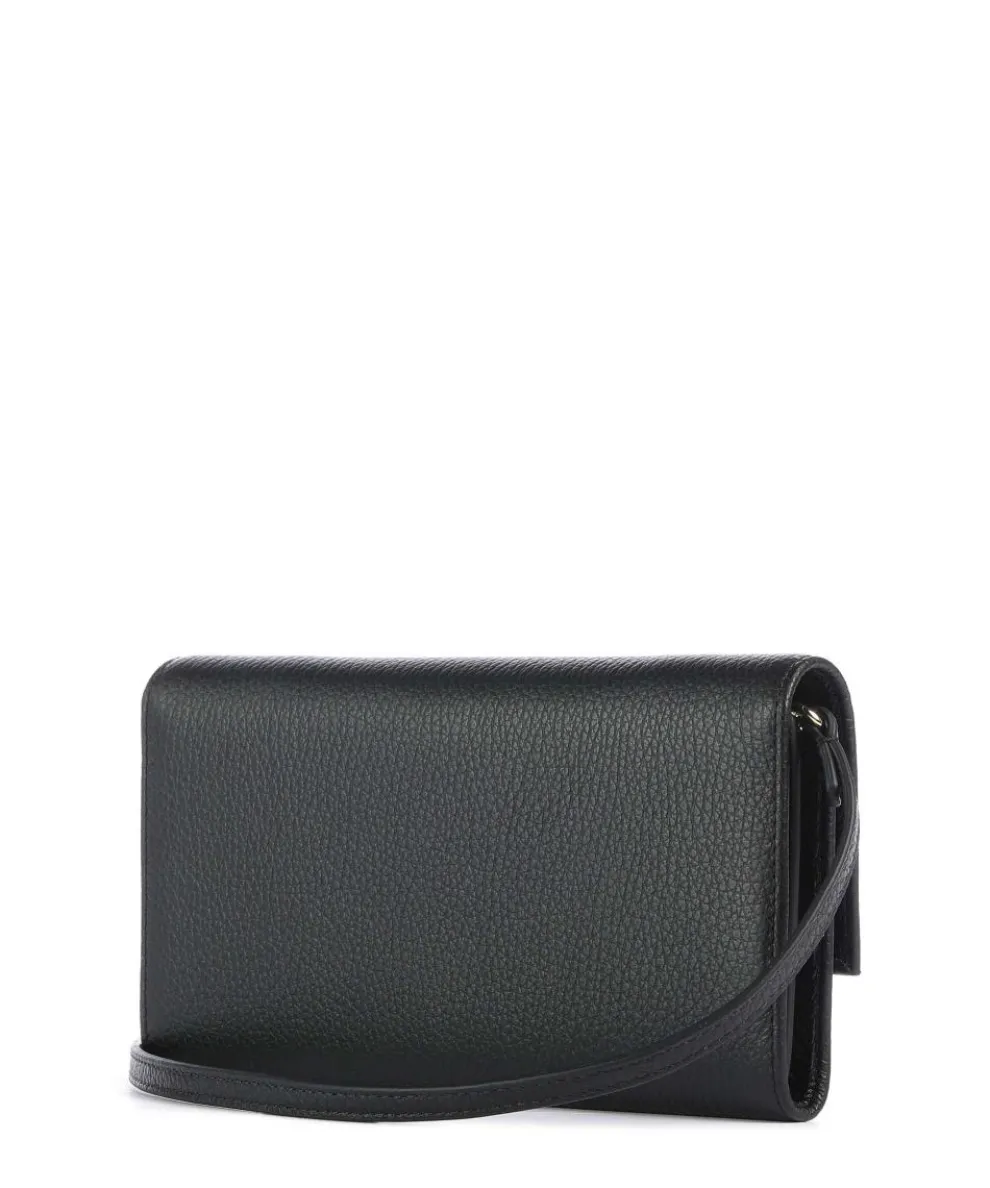 Metallic Soft Wallet leather black