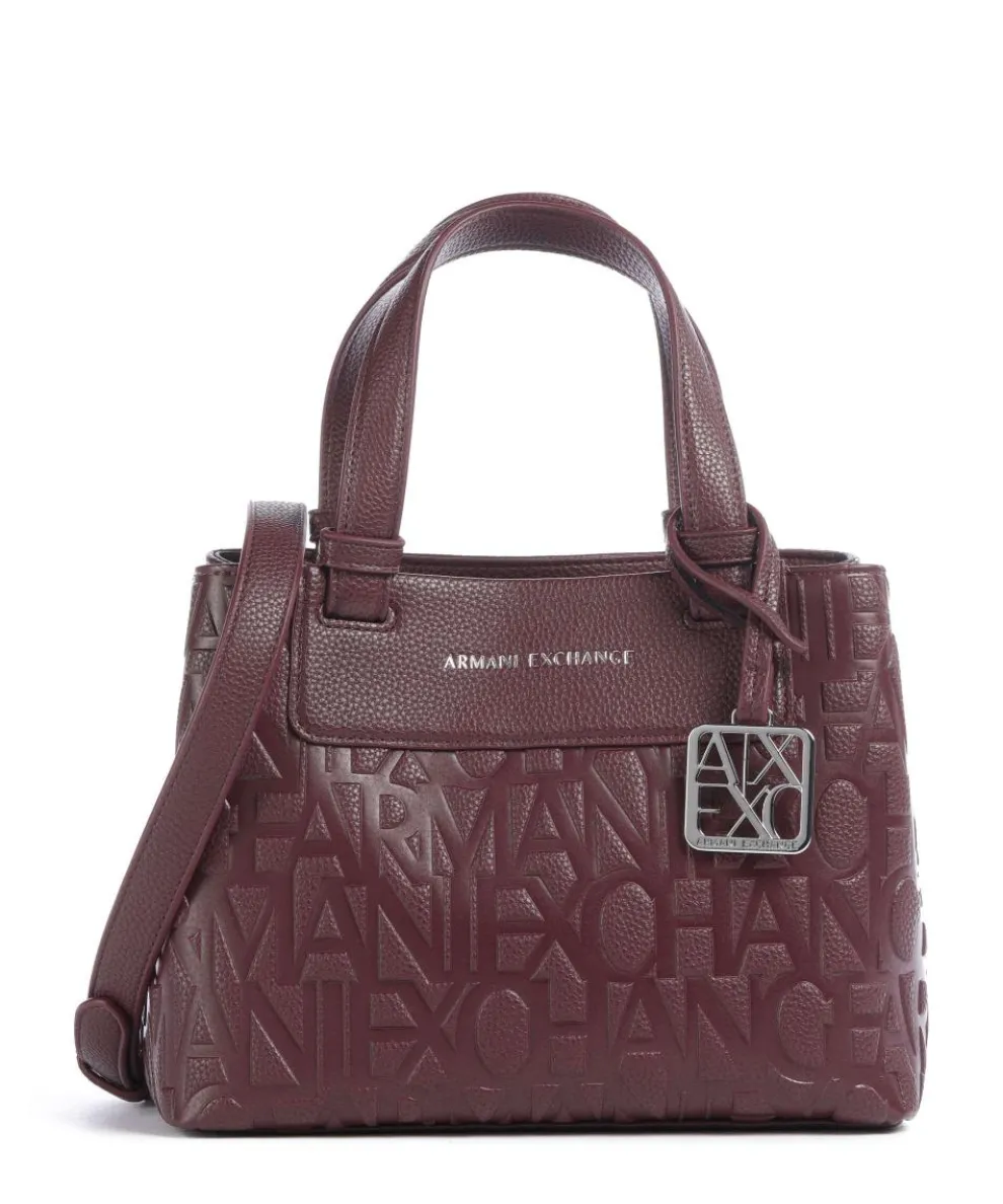 Liz Monogram S Handbag imitation leather wine