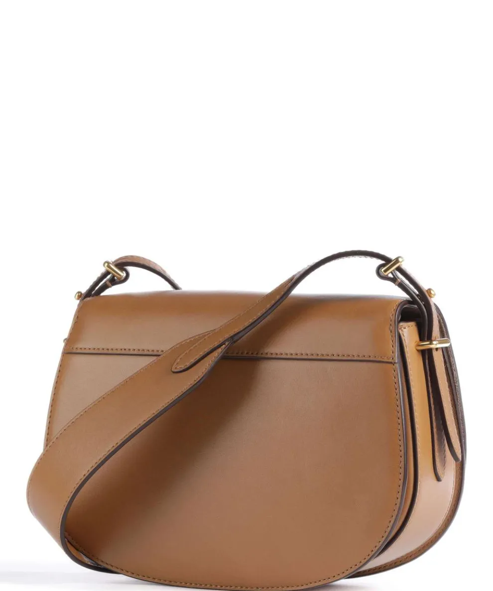 ID Collection Medium Crossbody bag fine grain cow leather tan