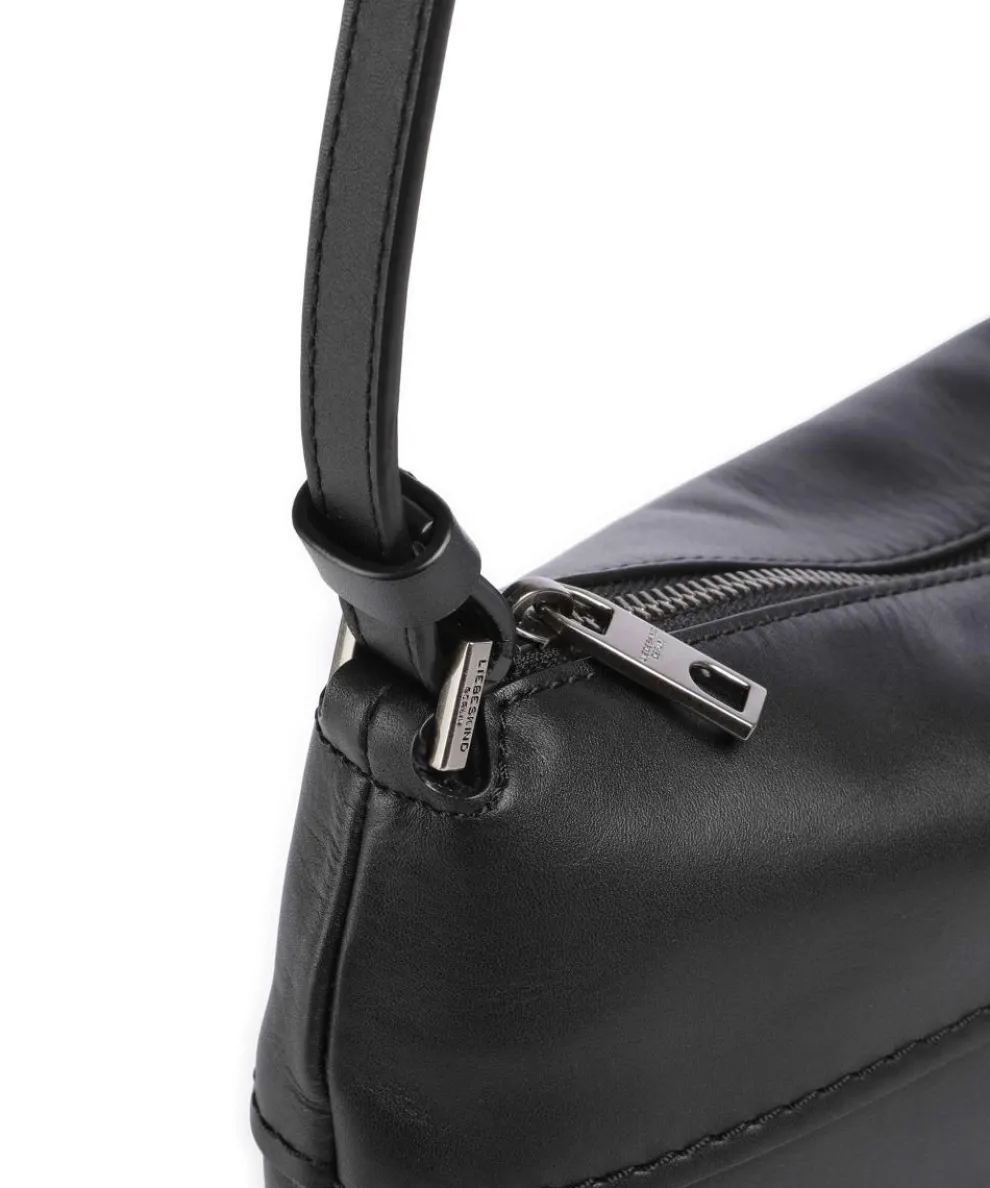 Edda Calf Optic S Crossbody bag fine grain leather black