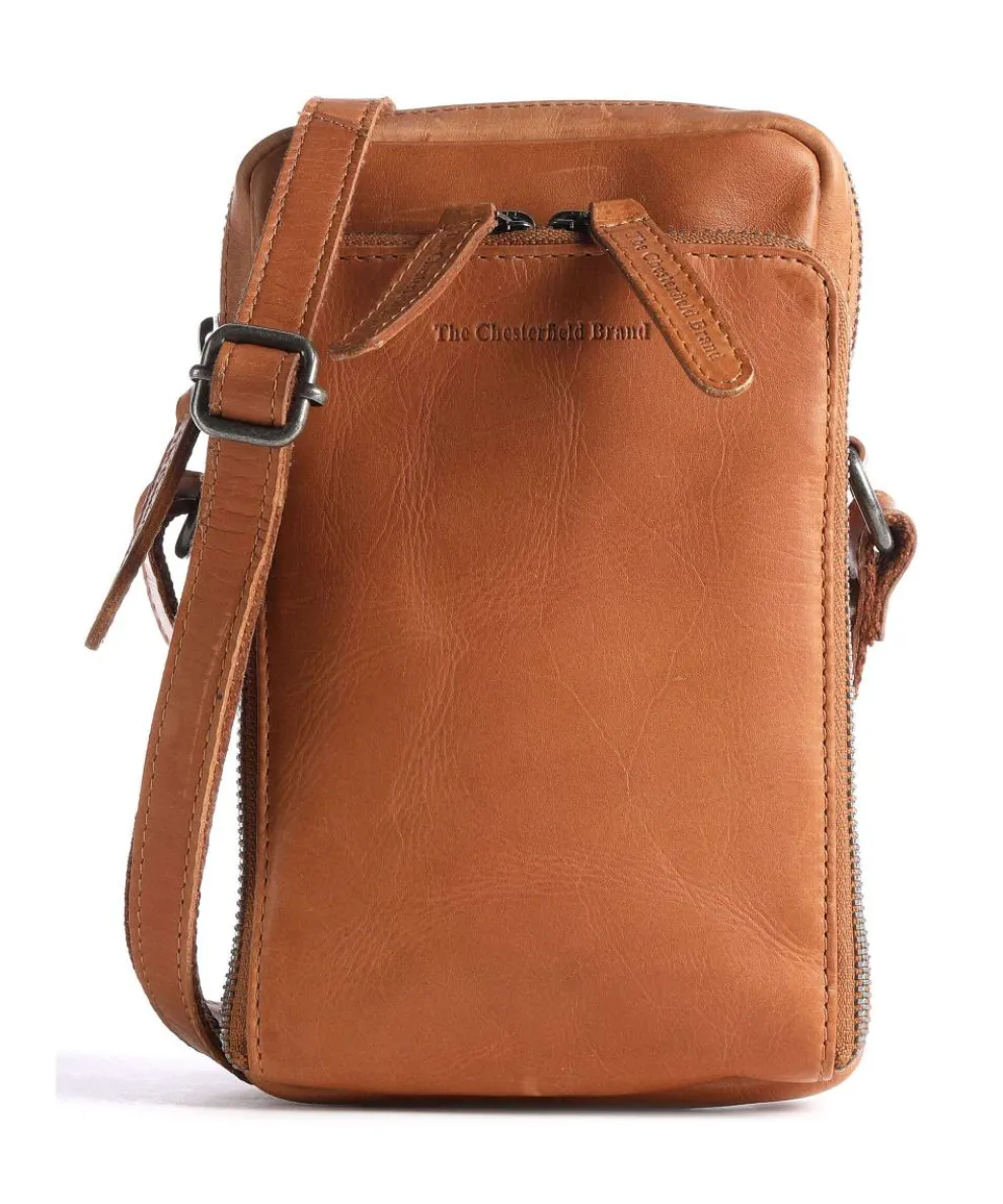 Hamilton Crossbody bag pull-up cow leather cognac